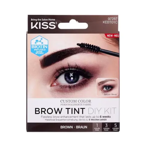 Kiss Eyebrow Tint Diy Kit Brown Kebt01C thumbnail 1