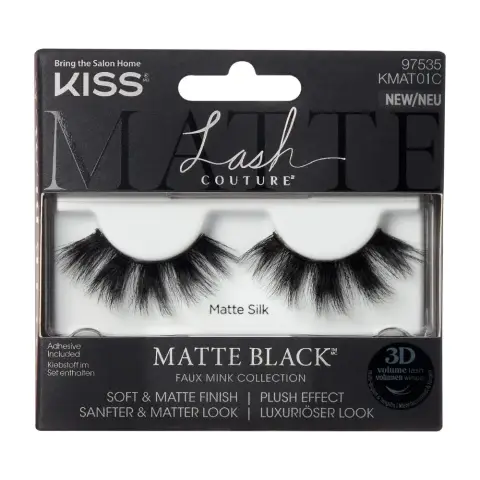 Kiss Lash Couture 3D Matte Black KMATO1C thumbnail 1