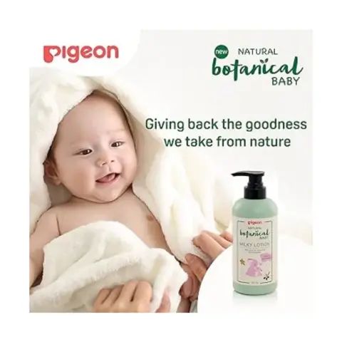 Pigeon Natural Botanical Baby Milky Lotion 500mL thumbnail 2