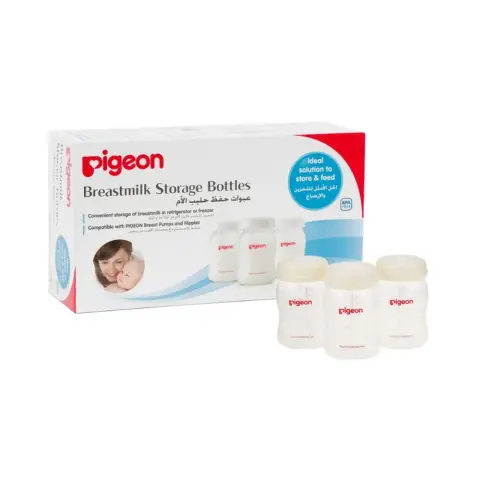 Pigeon Breastmilk Storage Bottles 160mL 3Pcs/Set thumbnail 1