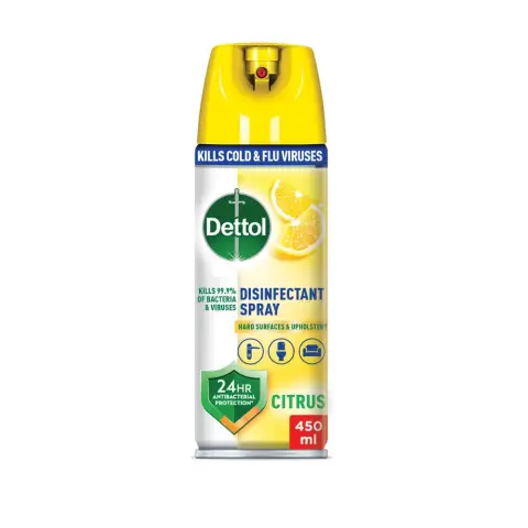 Dettol Disinfectant Citrus Spray 450mL thumbnail 1