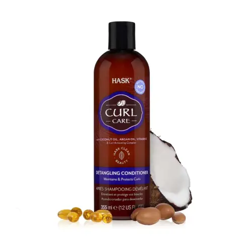 Hask Curl Care Detangling Conditioner 355mL thumbnail 1