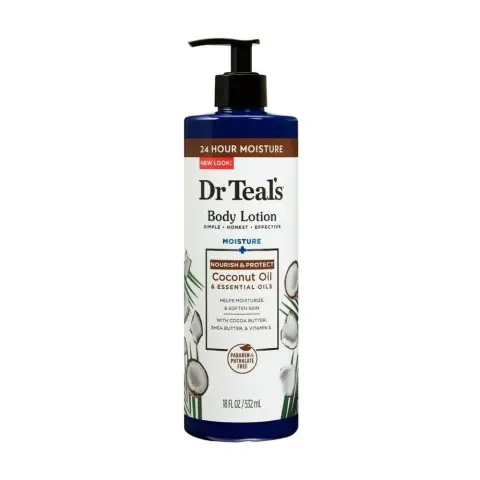 Dr Teals Body Lotion Coconut Oil 532mL thumbnail 1