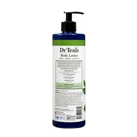 Dr Teals Body Lotion Eucalyptus & Spearmint 532mL thumbnail 2