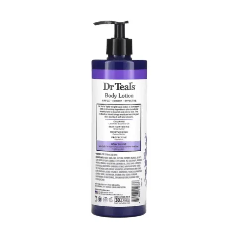 Dr Teals Lavender Body Lotion 532mL thumbnail 2