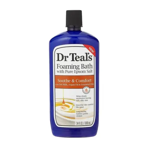 Dr Teals Foaming Bath Oat Milk & Argan Oil 1000mL thumbnail 1
