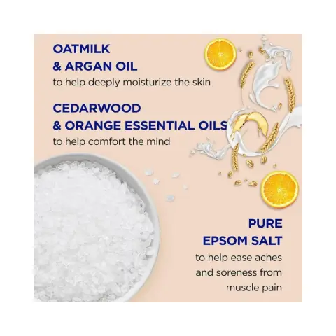 Dr Teals Foaming Bath Oat Milk & Argan Oil 1000mL thumbnail 2