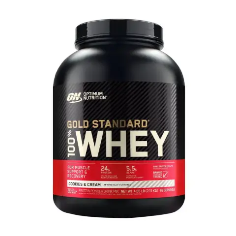 Optimum Nutrition 100% Whey Gold Standard Cookies & Cream 5Lb thumbnail 1