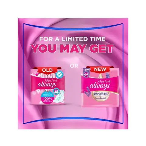 Always Skin Love Maxi Thick Sanitary Pads 50S thumbnail 2