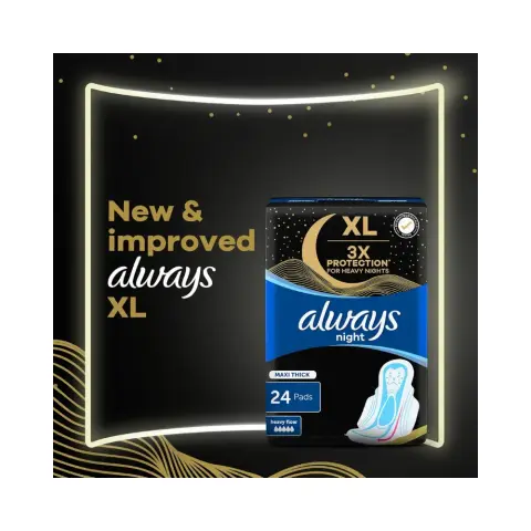 Always Night With Wings Sanitary Pads 48S thumbnail 3