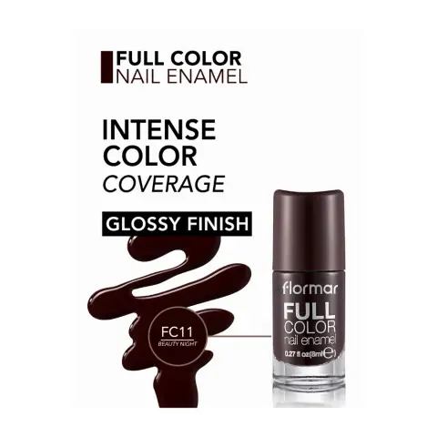 Flormar Full Color Nail Enamel - Fc11 Beauty Night thumbnail 2