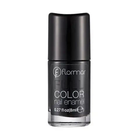 Flormar Full Color Nail Enamel - Fc32 Victory Of Black thumbnail 1