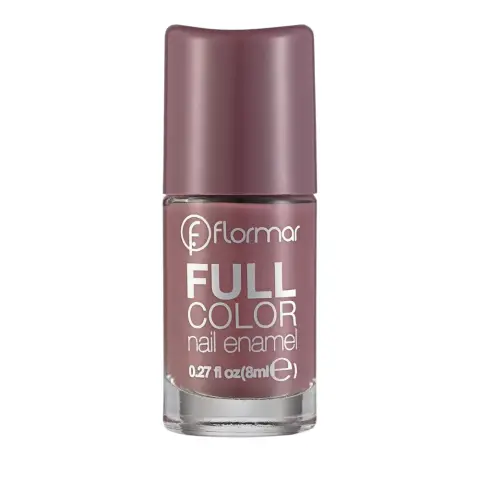 Flormar Full Color Nail Enamel - Fc62 Berry Brown thumbnail 1
