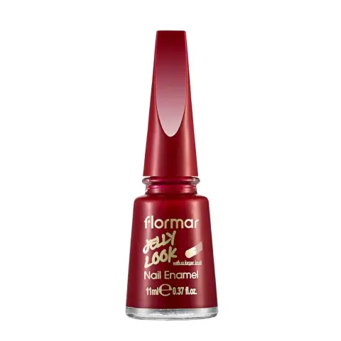 Flormar Jelly Look Nail Enamel - JL05 Fire Red thumbnail 1