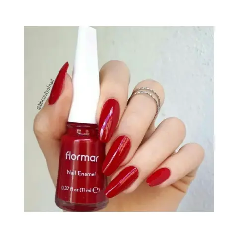 Flormar Nail Enamel - 128 Bordeaux Scream thumbnail 2