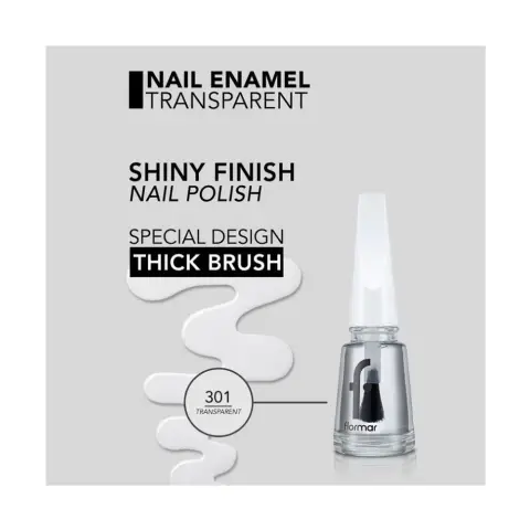 Flormar Nail Enamel - 301 Glass Effect thumbnail 2