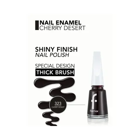 Flormar Nail Enamel - 323 Cherry Dessert thumbnail 2