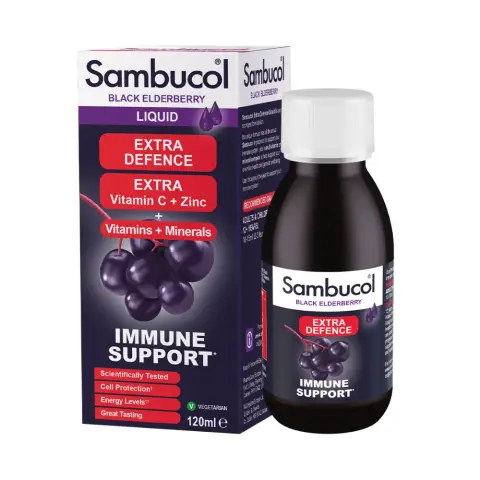 Sambucol Extra Defense Liquid 120mL thumbnail 1