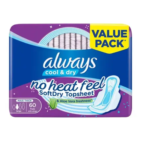 Always Maxi Thick Violet Sanitary Pads 60S
