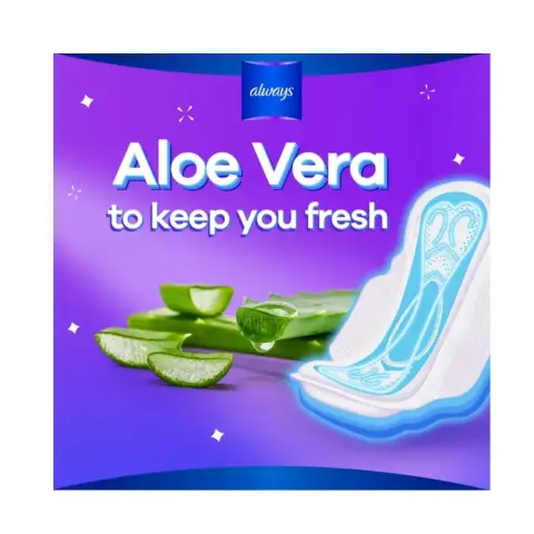 Always Maxi Thick Violet Sanitary Pads 60S thumbnail 3