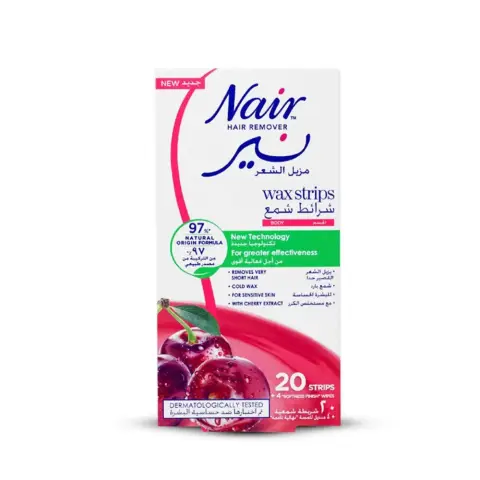 Nair Wax Strip Sensitive Skin Cherry 20S thumbnail 1
