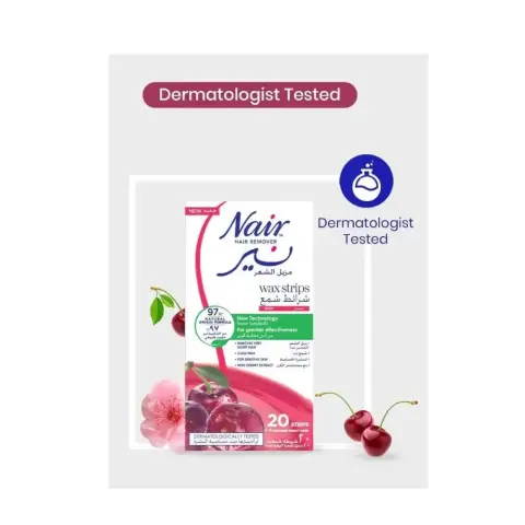 Nair Wax Strip Sensitive Skin Cherry 20S thumbnail 3