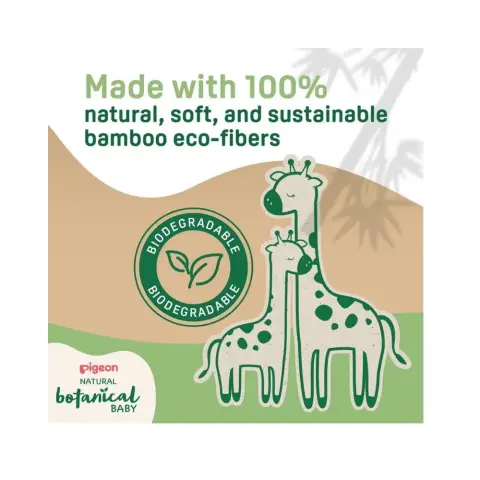 Pigeon Natural Botanical Baby Wipes thumbnail 2