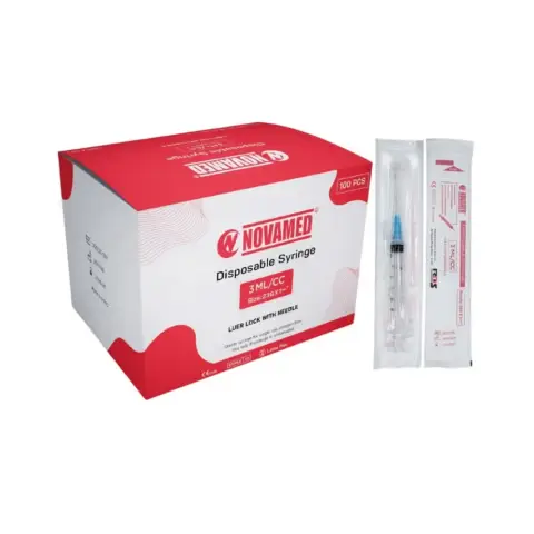 Novamed Disposable Syringe 3mL thumbnail 1