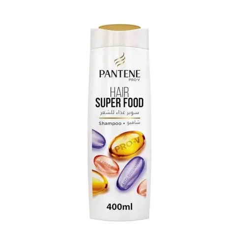 Pantene Hair Super Food Shampoo 400ML thumbnail 1