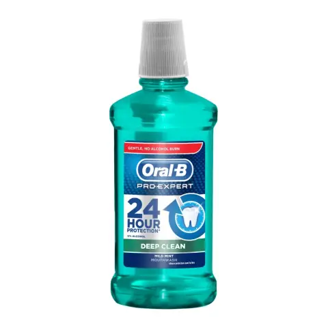 Oral-B Pro-Expert Deep Clean Mild Mint Mouthwash, 500 ml thumbnail 1