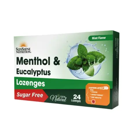 Sunshine Nutrition Menthol & Eucalyptus Lozenges 24s thumbnail 1