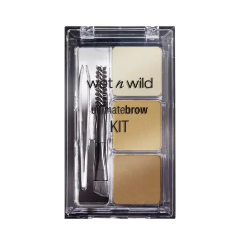 Wet N Wild Ultimatebrow Kit Light Brown 1111497E thumbnail 1