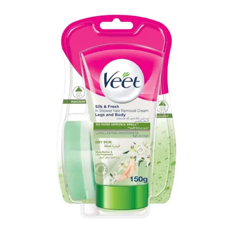 Veet Inshower Cream Dry Skin 150Gm thumbnail 1