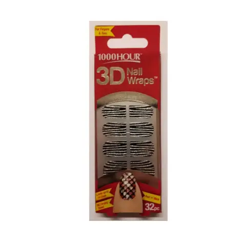 1000 Hour 3D Nail Wraps 07.636 thumbnail 1