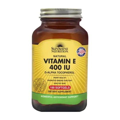Sunshine Nutrition Vitamin E 400 Soft Gel 100S thumbnail 1