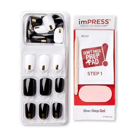Kiss Impress Nails Midnight Drive Kim004C thumbnail 2