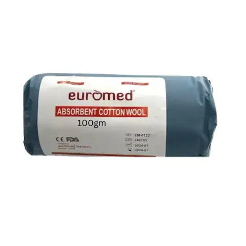 Euromed Cotton Roll 100Gm thumbnail 1