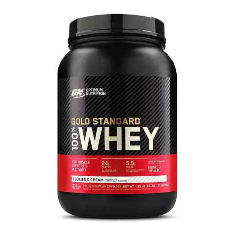 Optimum Nutrition 100% Whey Gold Standard Cookies & Cream Protein Powder 2Lb thumbnail 1