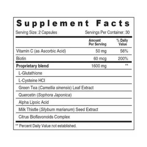 Sunshine Nutrition Derma Glow With Glutathione Capsules 60S thumbnail 2