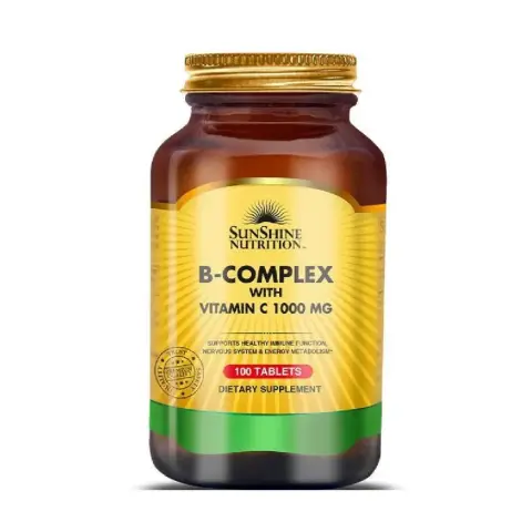 Sunshine Nutrition B-Complex With Vit C 1000Mg Tablet 100S thumbnail 1