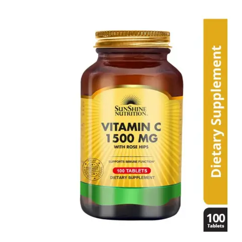 Sunshine Nutrition Vitamin C 1500Mg Tablet 100S thumbnail 1