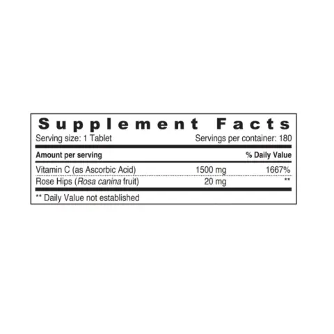 Sunshine Nutrition Vitamin C 1500Mg Tablet 100S thumbnail 2