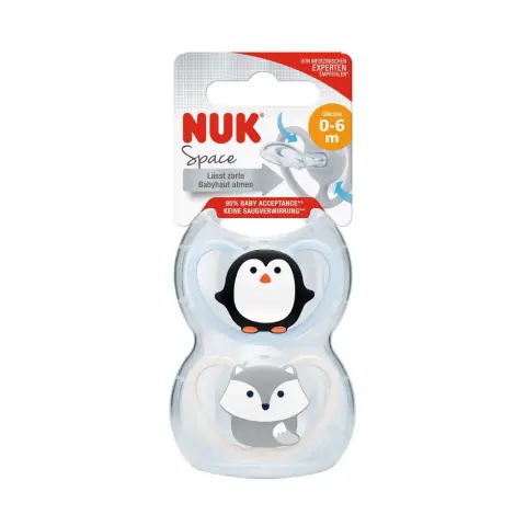 Nuk Snk713 Space Silicone Soother 0-6M-313 thumbnail 1