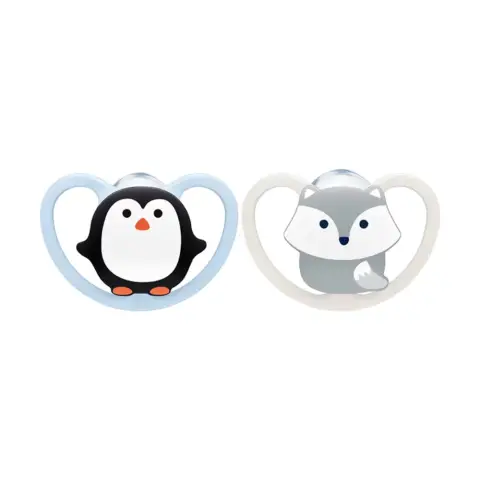 Nuk Snk713 Space Silicone Soother 0-6M-313 thumbnail 2