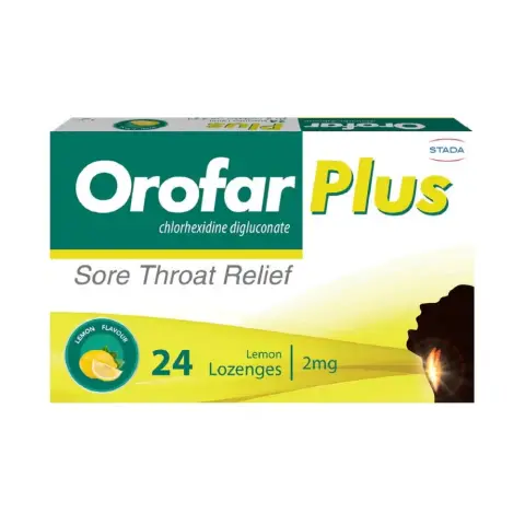 Orofar Plus Lemon Lozenges 24s thumbnail 1