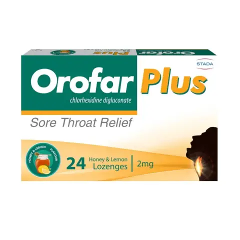 Orofar Plus Honey & Lemon Lozenges 24s thumbnail 1