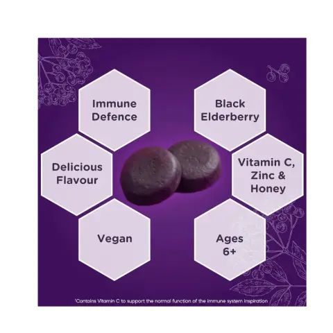 Sambucol Immuno Forte + Vit C + Zinc Pastilles 20S thumbnail 2