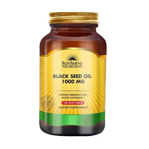 Sunshine Nutrition Black Seed Oil 1000Mg Softgels 100S