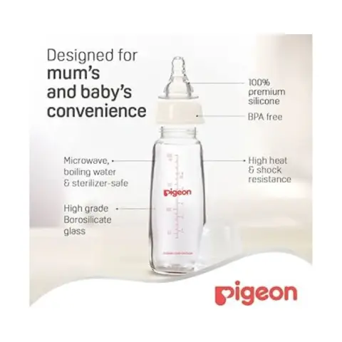 Pigeon Flexible Glass Bottle 200 Ml Pa281-K6 thumbnail 2