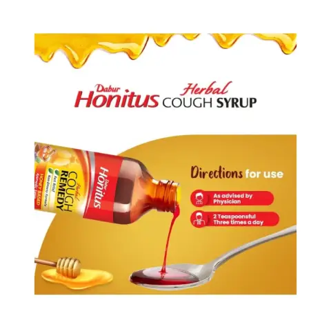 Dabur Honitus Syrup 100mL thumbnail 4